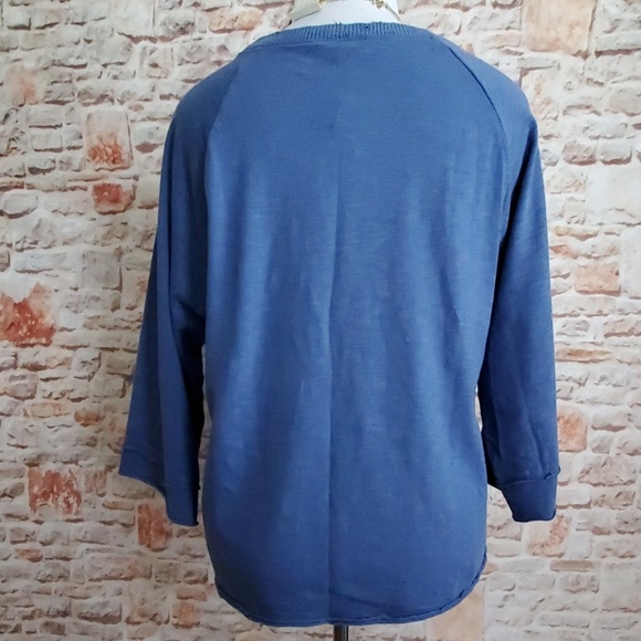 New Calvin Klein Jeans Distressed Sweatshirt - Picture 4 of 7